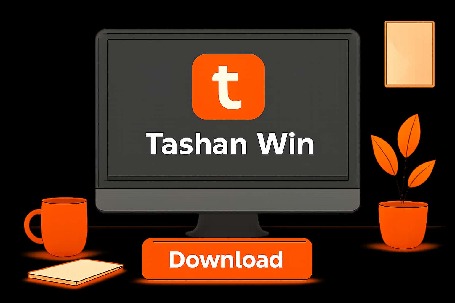 Image illustrating the Tashan Win download process with relevant details.