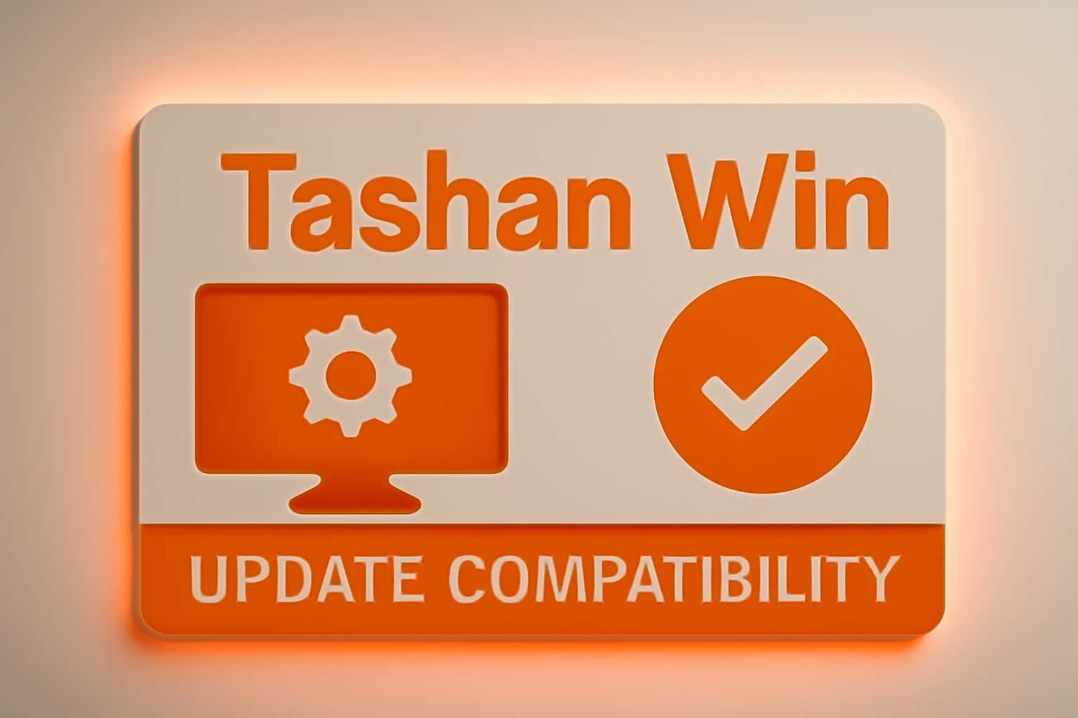 An informative visual representation of Tashan Win Update Compatibility.